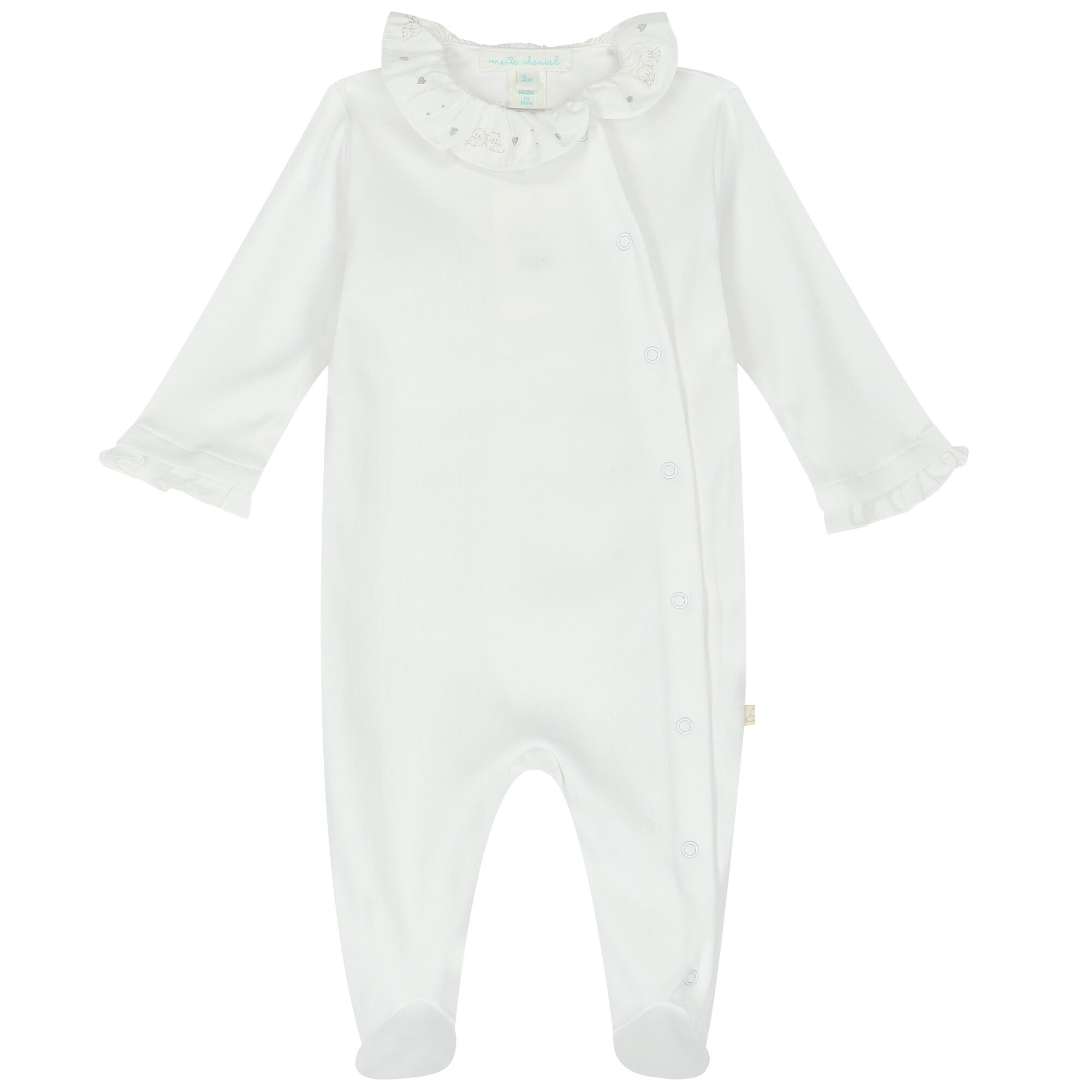 Marie Chantal White Angel Wings Babygrow Junior Couture UAE